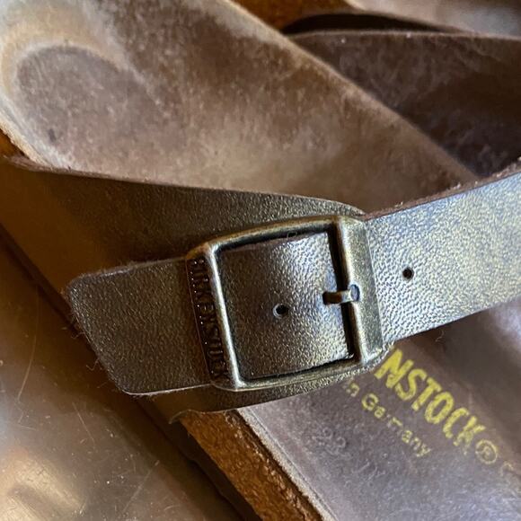 Birkenstock Bronze Leather Sandals Classic 42 270 Excellent condition! Boho Cali